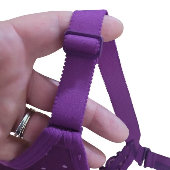 Cacique 46C Cotton Unlined Full Coverage No-Wire Bra Lace Trim Lane Bryant NEW - Picture 9 of 15